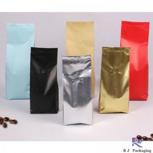 Stock and custom laminated bag for coffee tea snack food