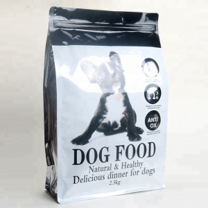 1kg 2kg 5kg 2.5kg 10kg dog food bag with Flat Bottom wholesale
