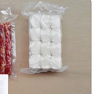 Food storage vacuum bags for seafood