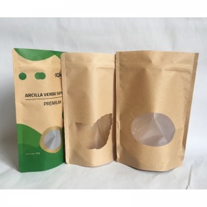 PLA Bio Degradable Plastic Packaging Bag For Food ,Eco-Friendly Laminating stand pouch